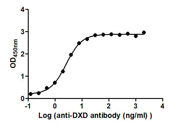 The Binding Activity of ADC-DXD(2) with Anti-DXD antibody.